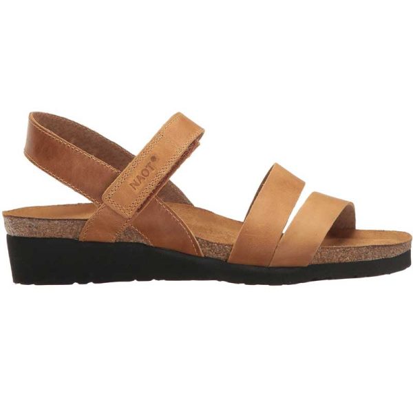 Naot Kayla Leather Sandal with Adjustable Velcro Strap| Ooh Ooh Shoes woman's clothing and shoe boutique located in Naples, Charleston and Mashpee