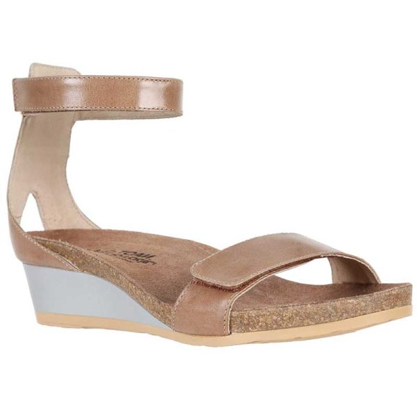 Naot Mermaid Arizona Tan Leather Adjustable Strap Sandal| Ooh Ooh Shoes woman's clothing and shoe boutique located in Naples, Charleston and Mashpee
