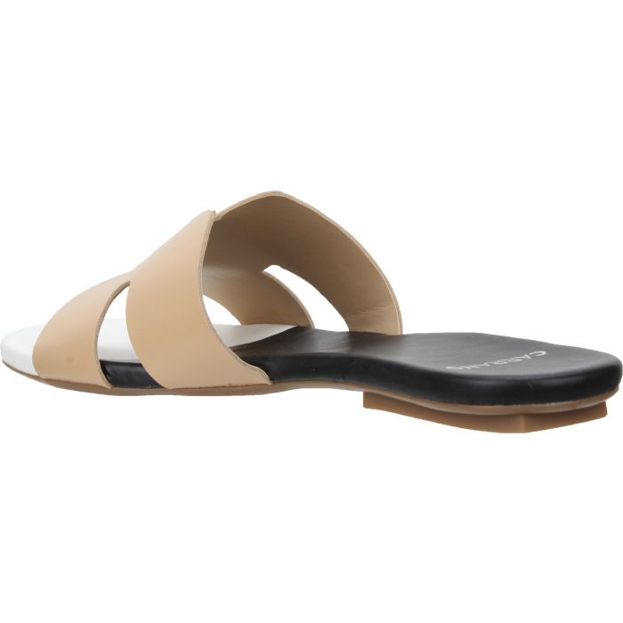 Carrano Nayeli Beige Multi Leather Flat Slide Sandal Carrano Nayeli Beige Multi Leather Flat Slide Sandal | Ooh Ooh Shoes women's clothing and shoe boutique located in Naples