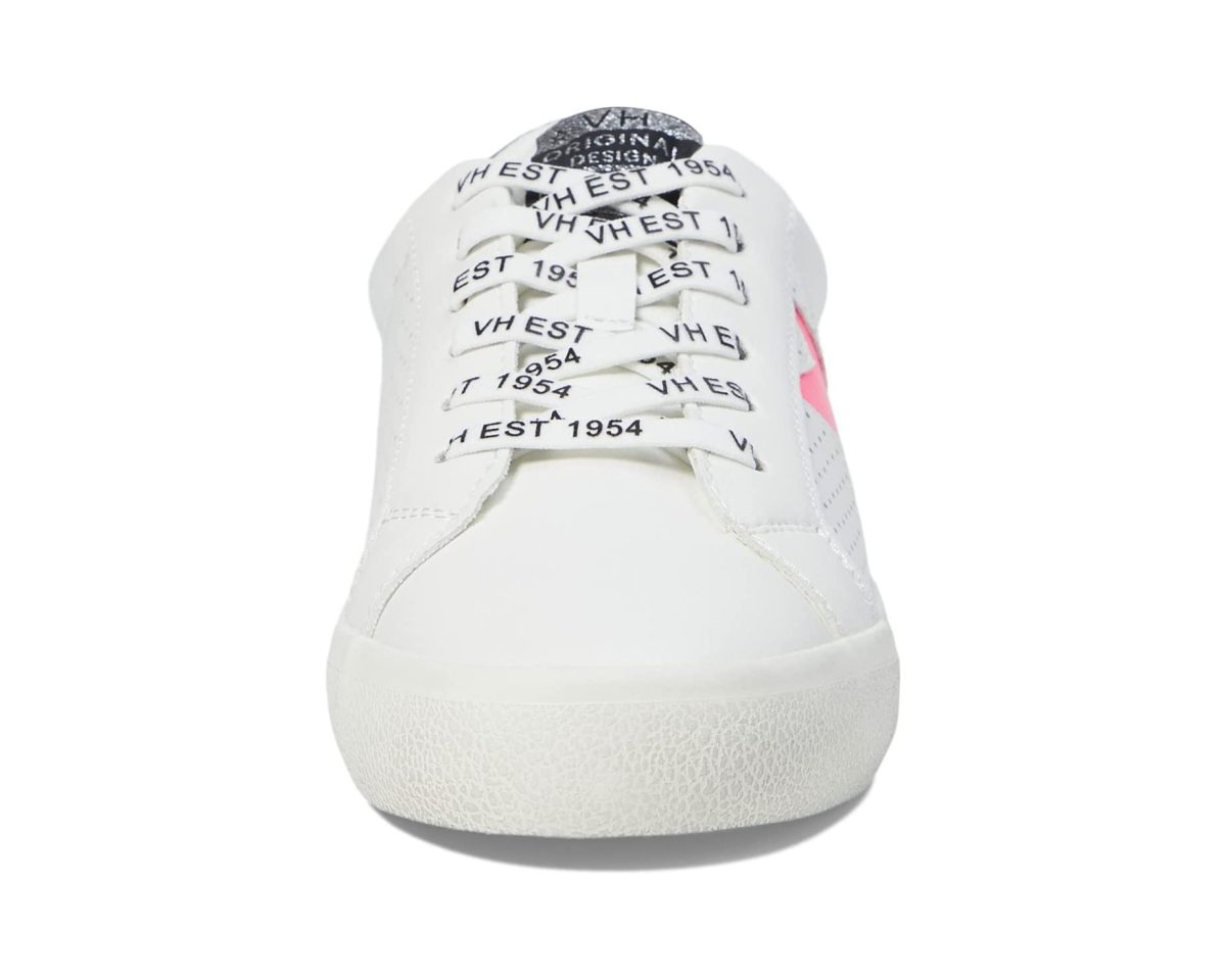 Vintage Havana Gadol White/Pink/Black Pop Star Detail Leather Sneaker | Ooh Ooh Shoes women's clothing and shoe boutique located in Naples and Mashpee