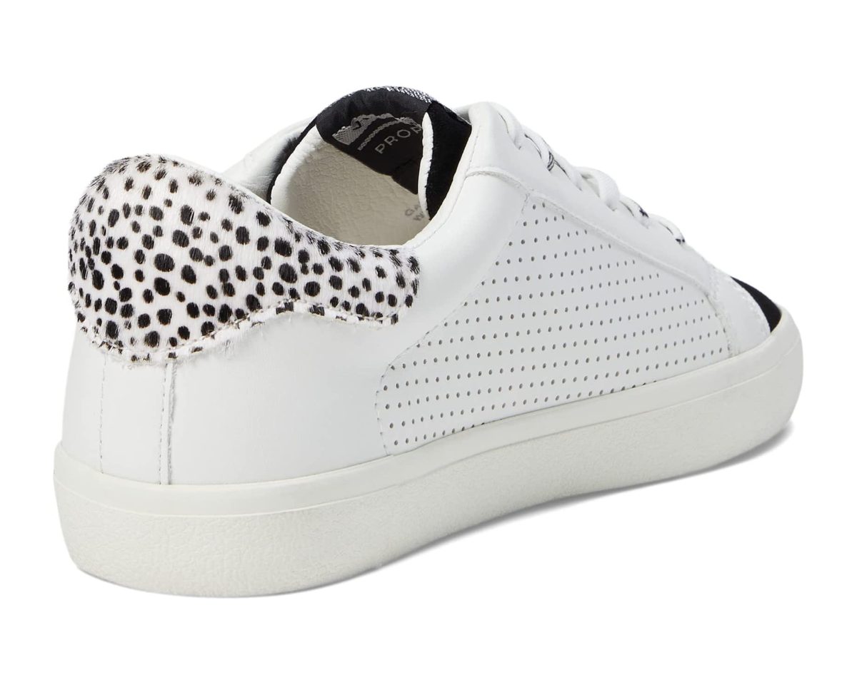 Vintage Havana Gadol White/Black/Cheetah Mix Star Detail Leather Sneaker | Ooh Ooh Shoes women's clothing and shoe boutique located in Naples and Mashpee