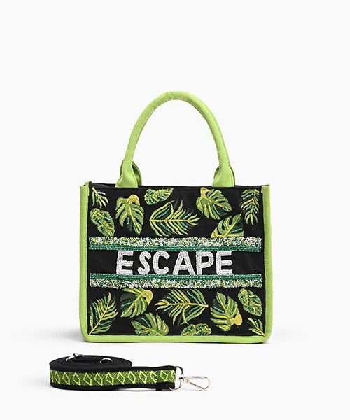 America & Beyond Small Crossbody Escape Handbag With Hand Embellished Beadwork | Ooh Ooh Shoes women's clothing and shoe boutrique located in Naples