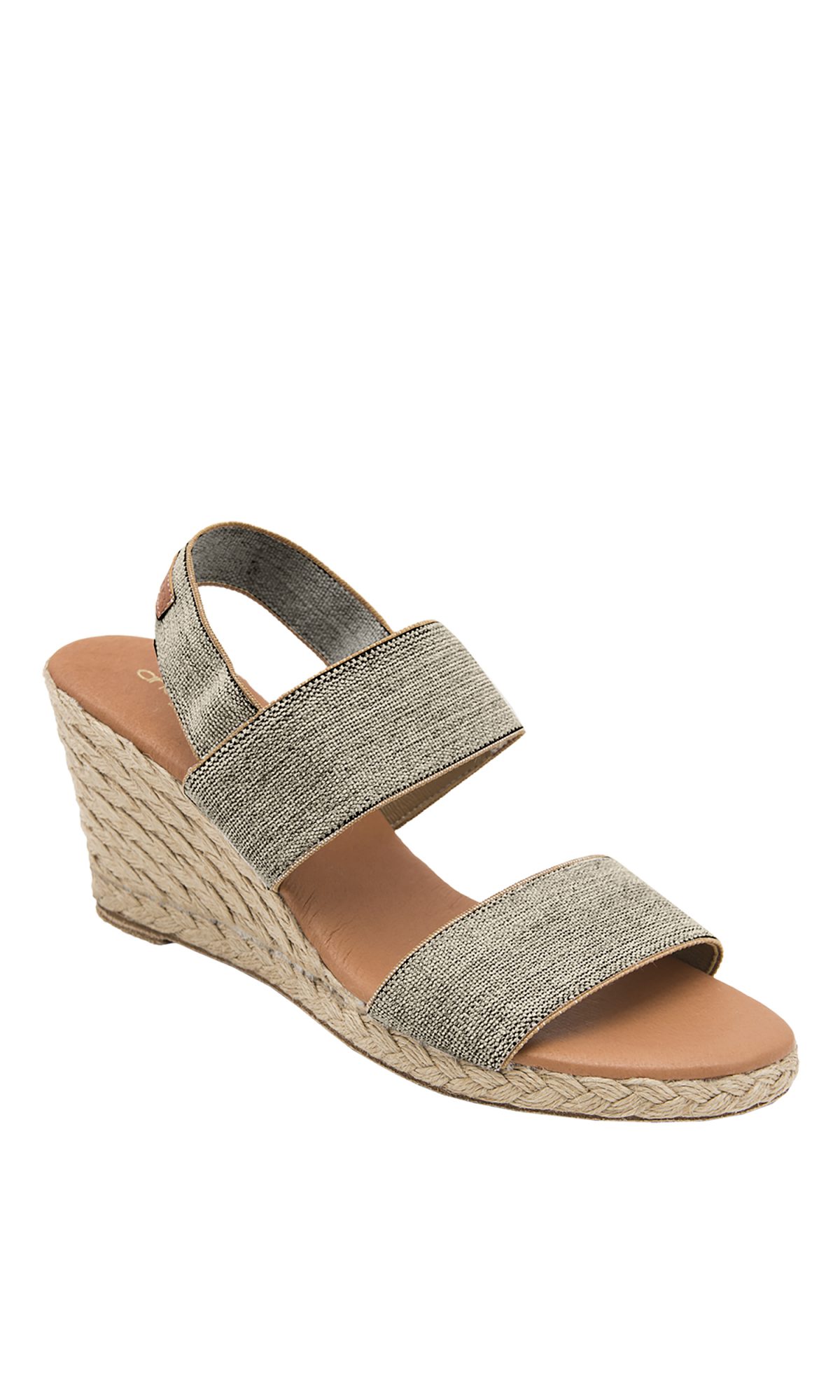 Andre Assou Allison Espadrille Wedge with Elastic Band with Backstrap| Ooh Ooh Shoes woman's clothing & shoe boutique naples, charleston and mashpee