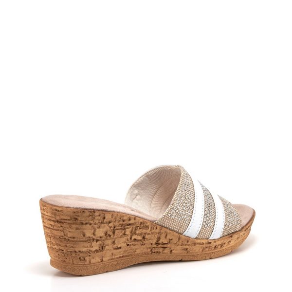 Onex Blanche Cork Wedge | Ooh! Ooh! Shoes women's clothing and shoe boutique naples, charleston and mashpee