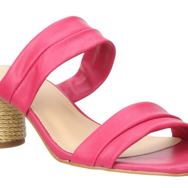 Bruno Menegatti 55203 Victoria Pink Leather Slide Sandal | Ooh Ooh Shoes women's clothing and shoe boutique located in Naples
