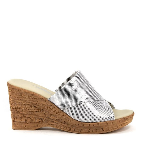 Onex Christina Faux cork wedge| Ooh! Ooh! Shoes women's clothing and shoe boutique located in naples, charleston and mashpee