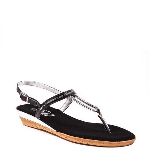 Onex Cabo Jeweled Thong Style Flat Sandal | Ooh! Ooh! Shoes women's clothing & shoe boutique naples, charleston and mashpee