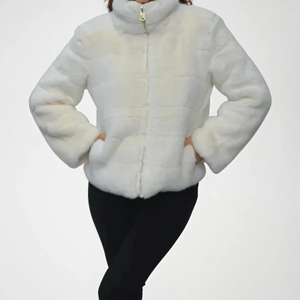 Ciao Milano Denny Faux Fur and Goose Down Jacket | Ooh Ooh Shoes woman's clothing and shoe boutique located in Naples Florida