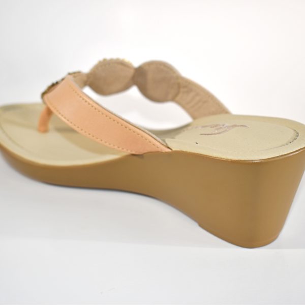 Skemo Comfort Wedge Sandal with Toe Thong and Single Strap with Stones| Ooh Ooh Shoes woman's clothing and shoe boutique located in Naples, Charleston and Mashpee