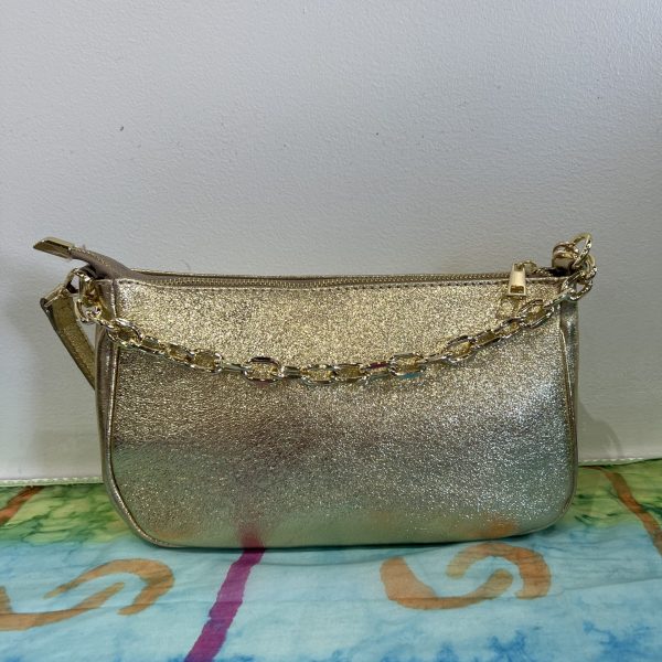Italian Idea Kelly Gold Leather Bag with 3 Ways To Wear | Ooh Ooh Shoes women's clothing and shoe boutique located in Naples and Mashpee