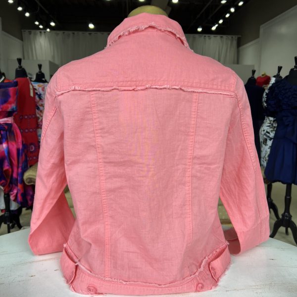 Vecceli MT1708 Hot Pink Milano Parigi Fabuloso Jacket | Ooh Ooh Shoes women's clothing and shoe boutique located in Naples and Mashpee