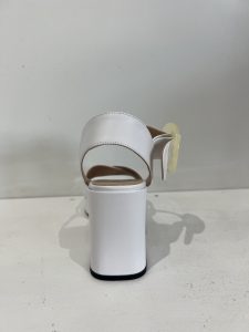 Pedro Anton 57701 V23 White Leather Block Heel Wedge | Ooh Ooh Shoes women's clothing and shoe boutique located in Naples and Mashpee