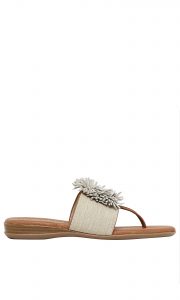 Andre Assous Novalee Woman's Sandal with Fringe Detail| Ooh! Ooh! Shoes woman's clothing and shoe boutique naples, charleston and mashpee.