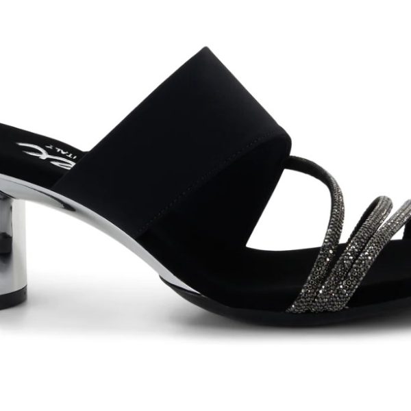 Onex Fetish Black Rhinestone Embellished Dress Heel | Ooh Ooh Shoes women's clothing and shoe boutique located in Naples