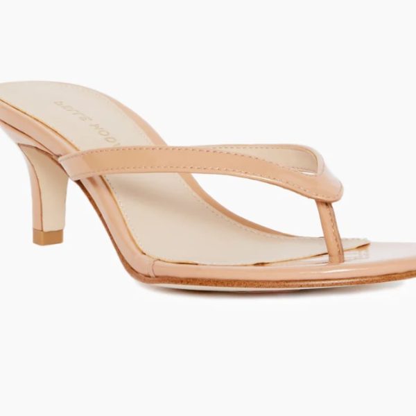 Pelle Moda Nude Effi leather kitten heel sandal| Ooh Ooh Shoes woman's clothing and shoe boutique located in Naples and Mashpee