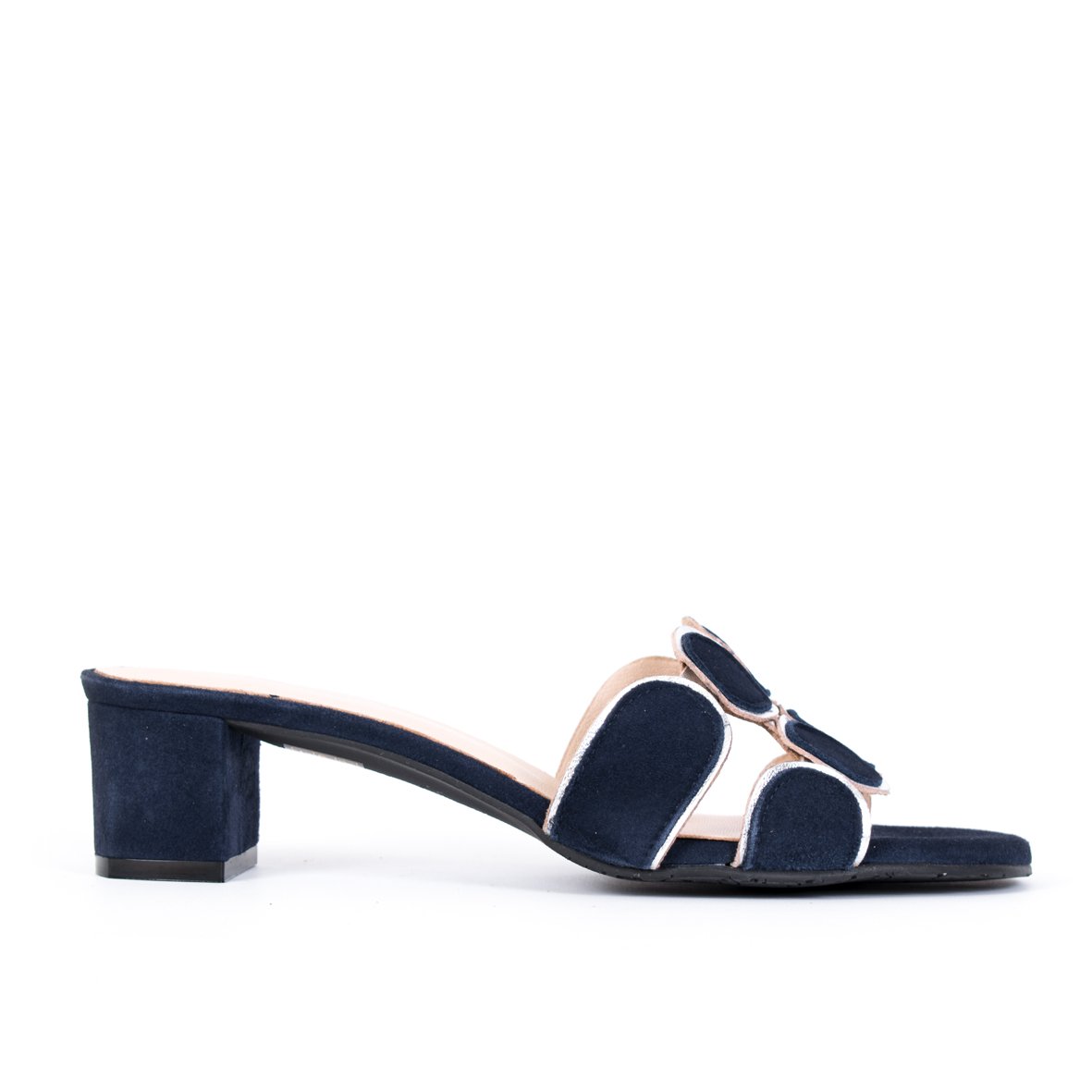 Brenda Zaro T3113 Navy Suede Sandal| Ooh Ooh Shoes woman's clothing & shoe boutique naples, charleston and mashpee