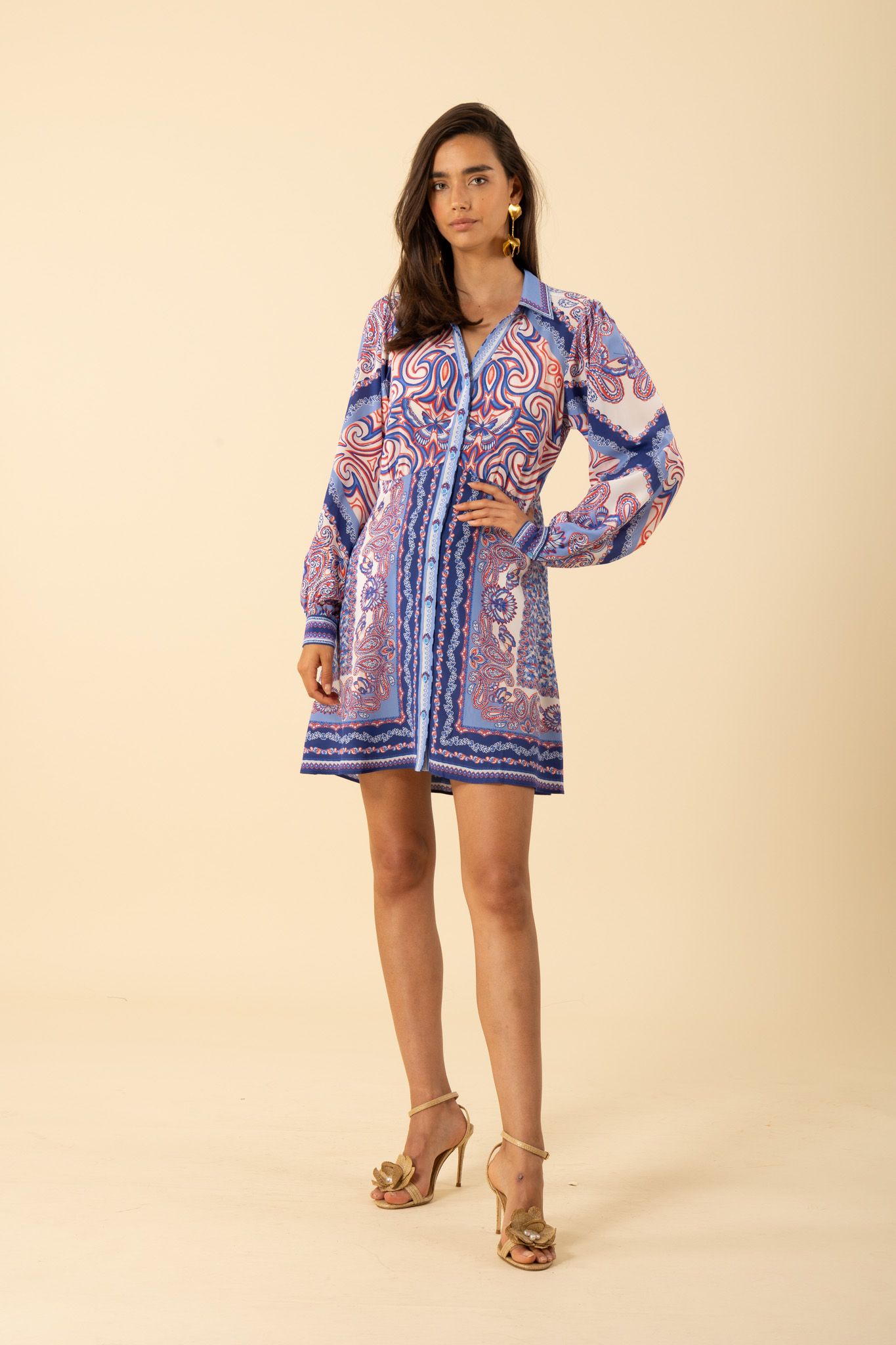 Hale Bob Hadlee Silk Dress 53WG652A Navy | Ooh! Ooh! Shoes Womens Clothing,  Shoes and Accessories Boutique