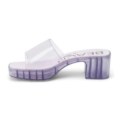 Matisse Wade Lavender Vegan Heeled Jelly Sandal | Ooh Ooh Shoes women's clothing and shoe boutique located in Naples and Mashpee