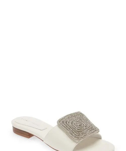 KOKO + Palenki Dina Ice Leather Low Heel Slide | Ooh Ooh Shoes women's clothing and shoe boutique located in Naples and Mashpee