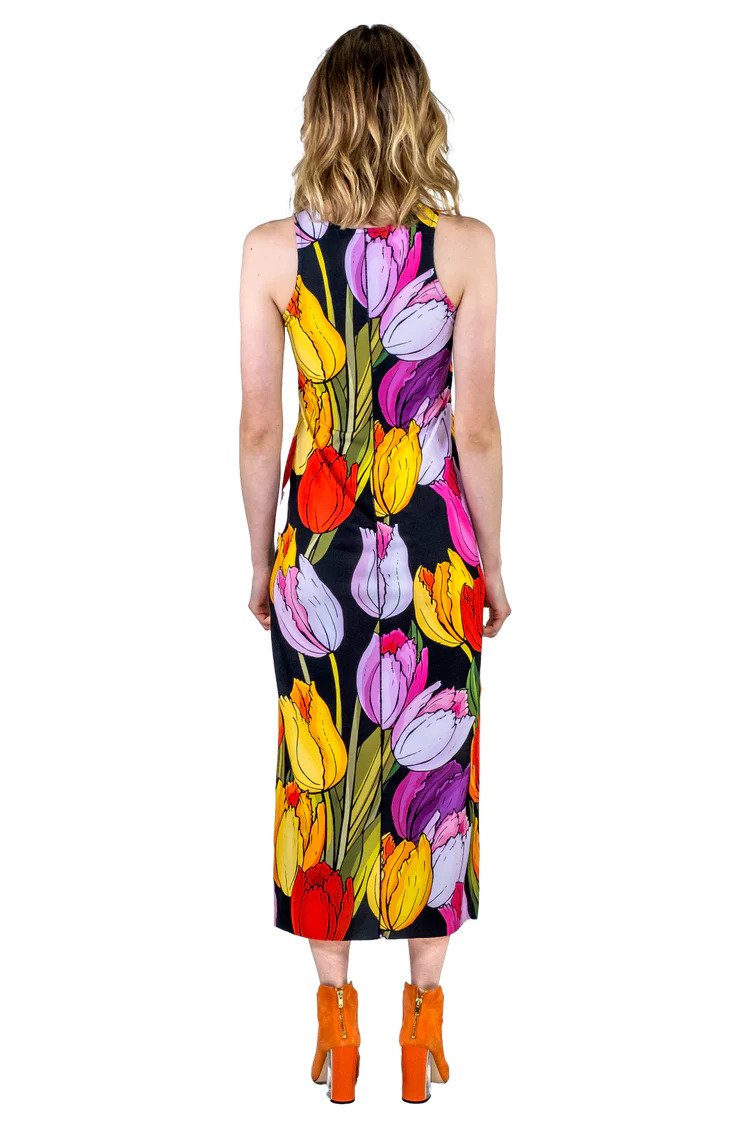 Eva Varro D12867 Tula Raw Hemline Side Slit Tank Midi Dress Eva Varro D12867 Tula Raw Hemline Side Slit Tank Midi Dress | Ooh Ooh Shoes women's clothing and shoe boutique located in Naples