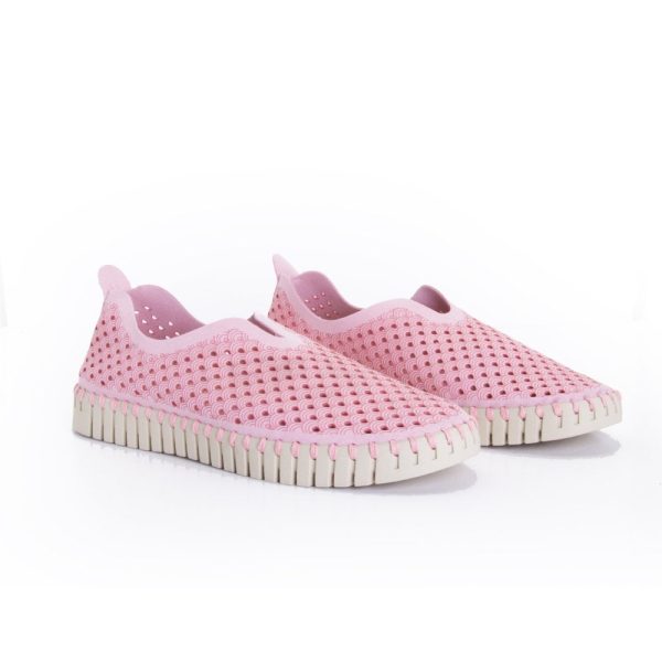 Ilse Jacobsen Tulip 139 Ballerina Pink Women's Sneaker with Flexible Rubber Bottom | Ooh! Ooh! Shoes Women's Shoes and Clothing Boutique located in Naples and Mashpee