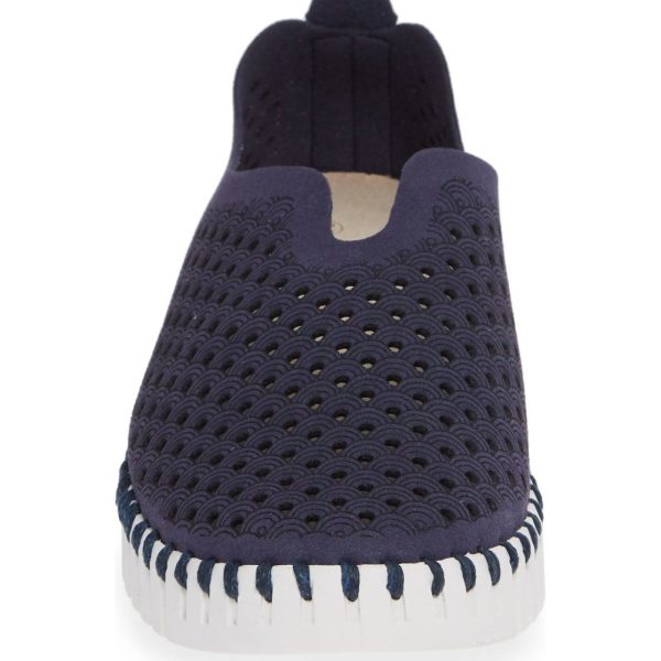 Ilse Jacobsen Tulip 139 Navy Women's Sneaker with Flexible Rubber Bottom | Ooh! Ooh! Shoes Women's Shoes and Clothing Boutique located in Naples and Mashpee