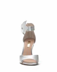 Louise et Cie Kenbeck Silver Leather High Heel | Ooh Ooh Shoes women's clothing and shoe boutique located in Naples and Mashpee