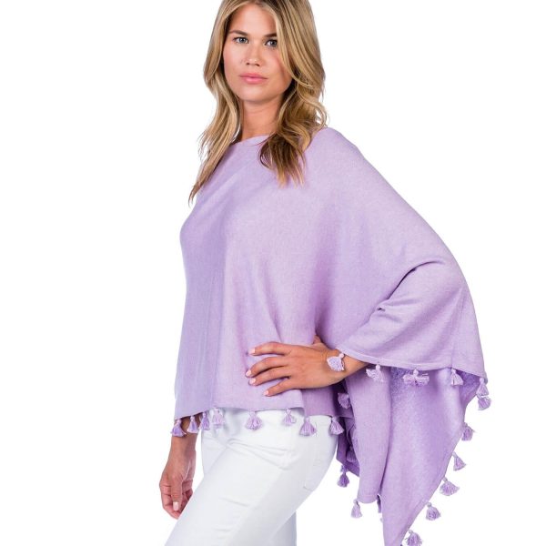 Alashan Cotton?Cashmere Topper with Tassels|Ooh! Ooh! Shoes woman's clothing and shoe boutique naples ,charleston and mashpee