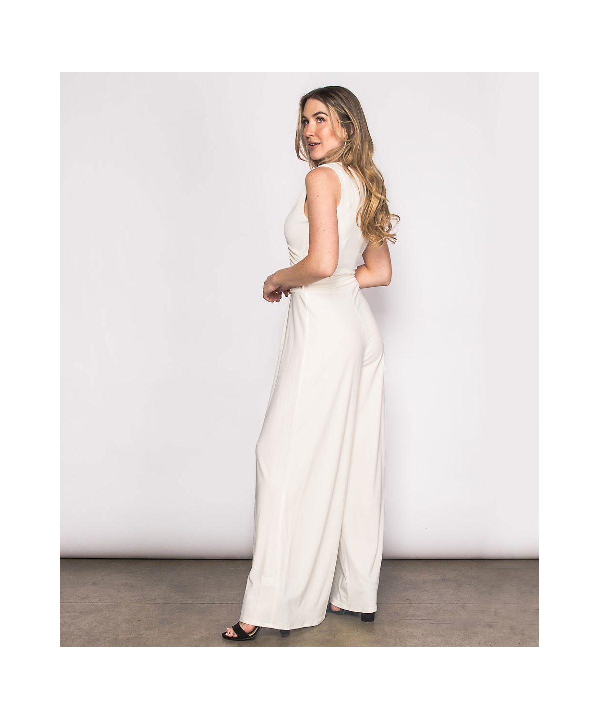 Last Tango MS522 Ivory Women's Jumpsuit | Ooh Ooh Shoes women's clothing and shoe boutique located in Naples and Mashpee
