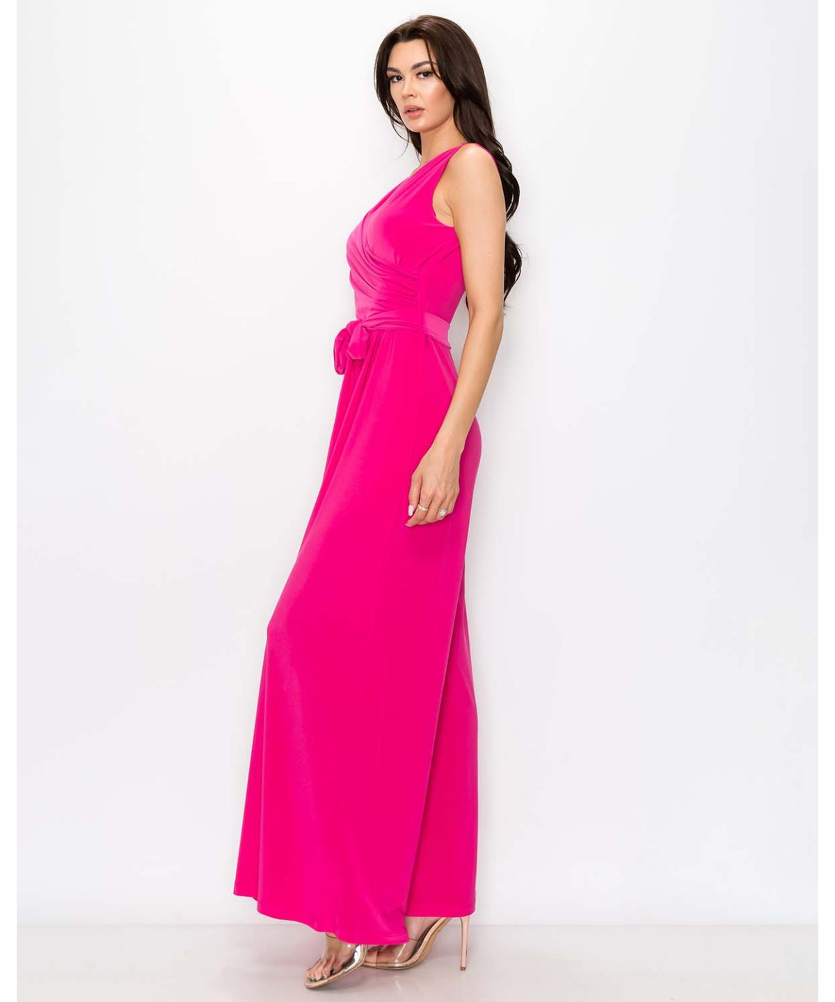 Last Tango MS522 Fuchsia Women's Jumpsuit | Ooh Ooh Shoes women's clothing and shoe boutique located in Naples and Mashpee