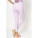 Look Mode 21088DIA Lilac One Size Stud Diamond Jegging | Ooh Ooh Shoes women's clothing and shoe boutique located in Naples