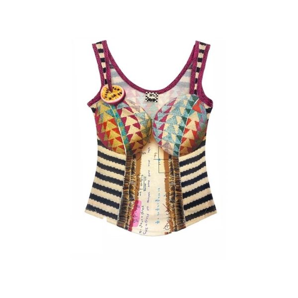 IPNG SMS-BAT-087 Multi Summer Maths Shake Baby Tank | Ooh Ooh Shoes women's clothing and shoe boutique located in Naples